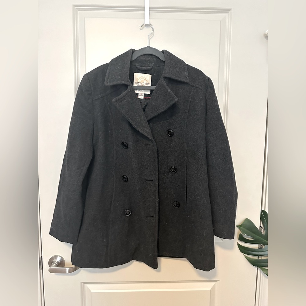 Dark Grey Peacoat